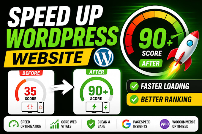 speed up wordpress website and improve core web vitals