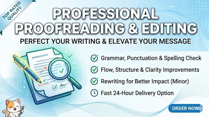 do fast proofreading and editing in 20 minutes