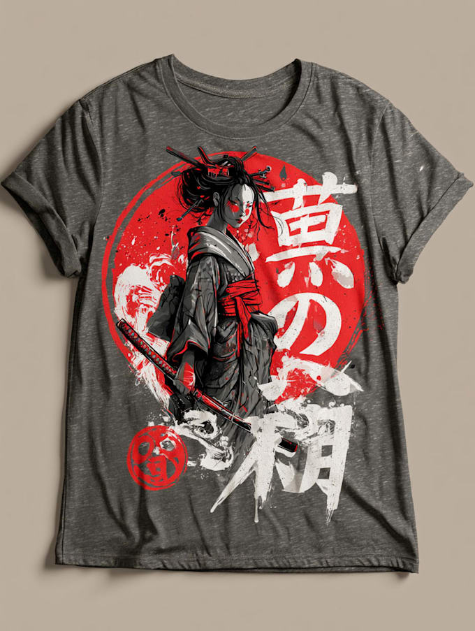 create modern and trendy tshirt design for your brand