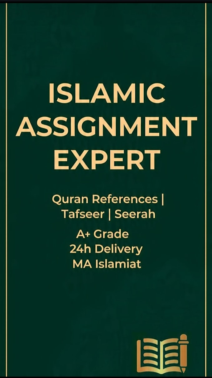 write islamic studies assignment with quran references and urdu essay