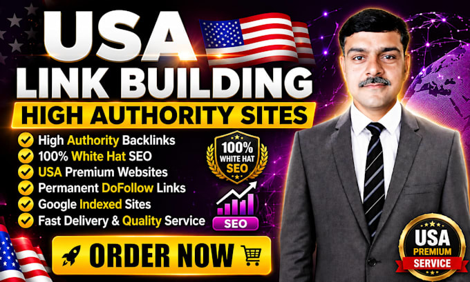 do USA link building and powerful link building for SEO