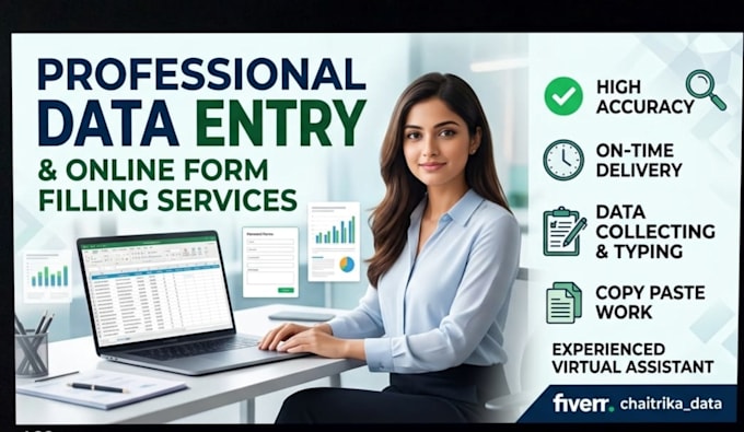do professional data entry and online form filling work