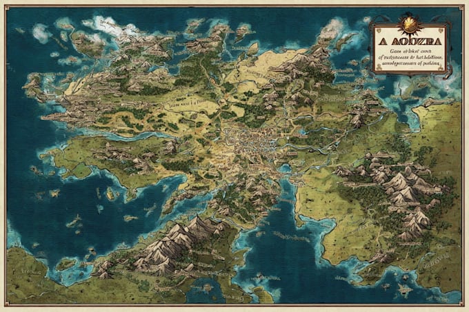 create your fantasy map for dnd