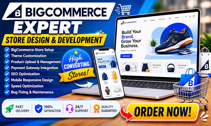design, build, customize, and fix your bigcommerce store