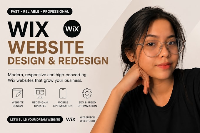 redesign wix website build wix website update wix website wix studio