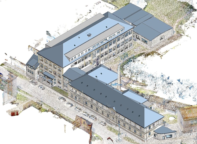 convert point cloud scan data into a precise revit bim model