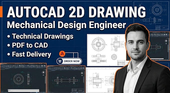 create professional creo 2d mechanical drawings