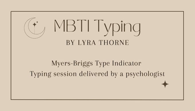type you using the mbti