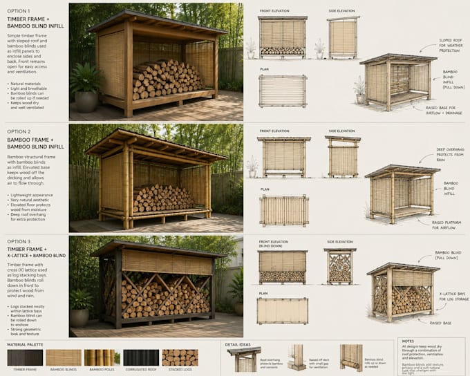 design bespoke garden structures and joinery concepts