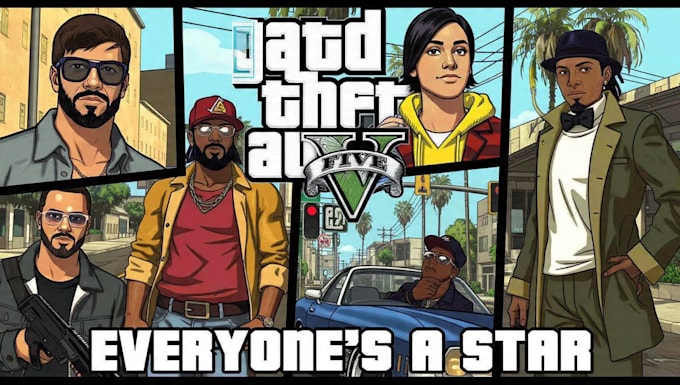 make custom gta v character for you
