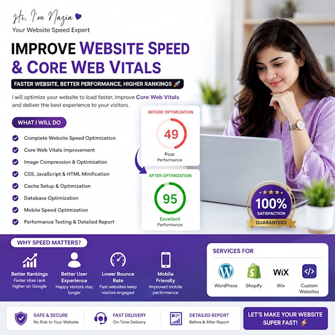 improve website speed and core web vitals