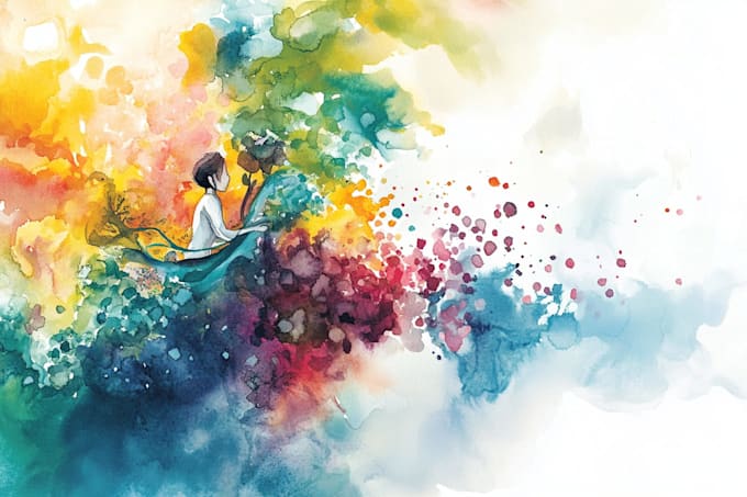 do a watercolor illustration