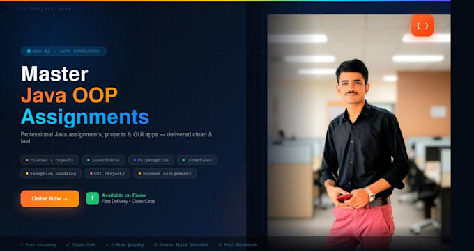 develop java oop projects and solve java programming tasks