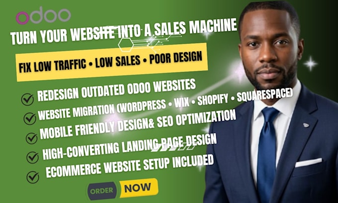 design and redesign your odoo website and ecommerce store, SEO optimization