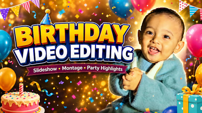 edit a cinematic birthday video with music and effects