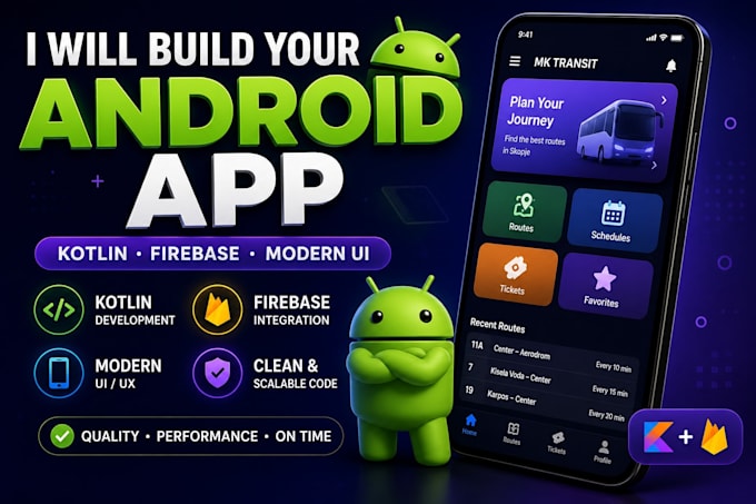 develop your android app