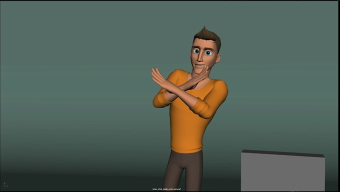 make maya and blender animation with your 3d character