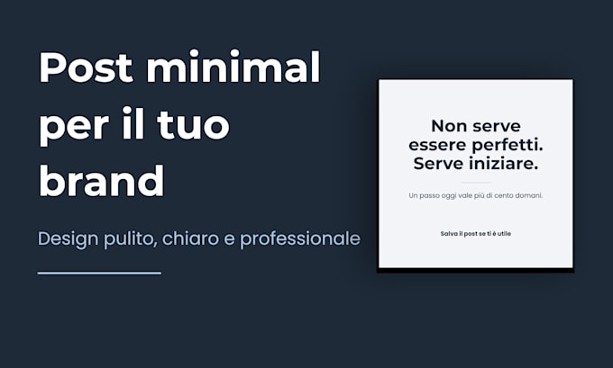 design clean minimal social media posts