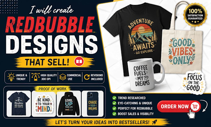 design eye catching redbubble designs that boost sales