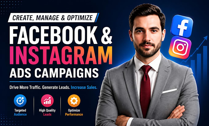 create, manage and optimize facebook and instagram ads campaigns