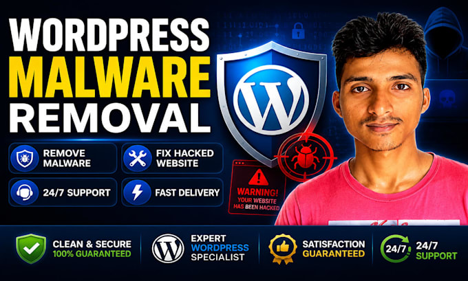 do wordpress malware removal and fix hacked wordpress site