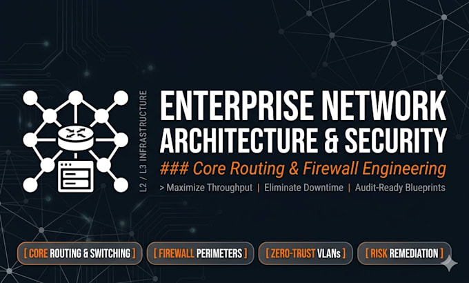 engineer your enterprise network topology and firewall security architecture