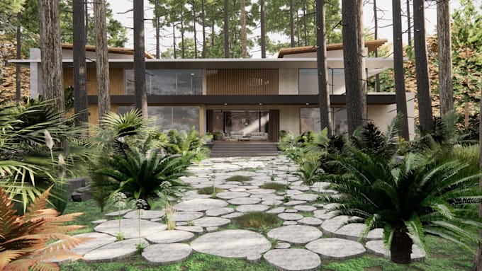 model your project in sketchup