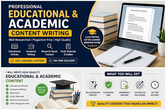 write professional educational and academic content