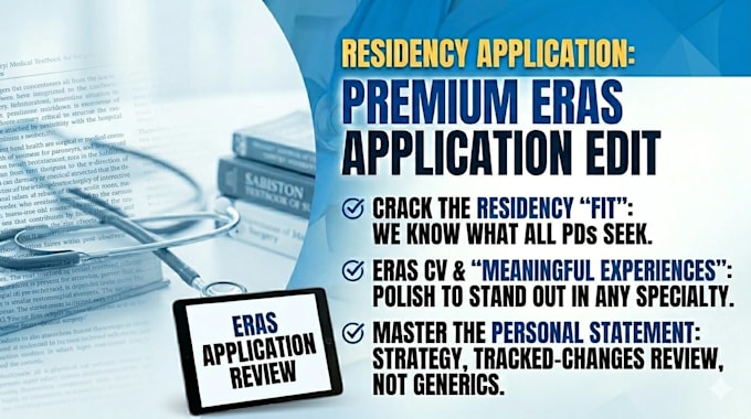 review and optimize your eras residency application