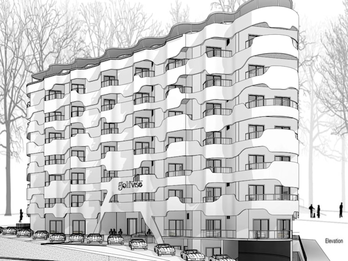 create precise revit 3d model from 2d plans for bim and visualization