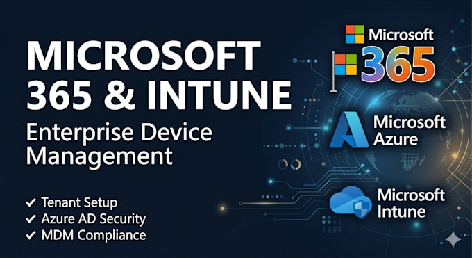configure manage engine, microsoft 365, azure ad, and intune mdm