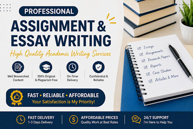 write assignments, essays and academic content