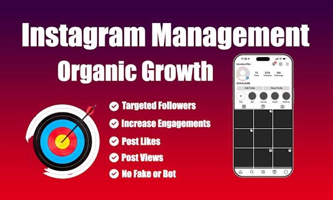do organic instagram promotion to grow targeted followers