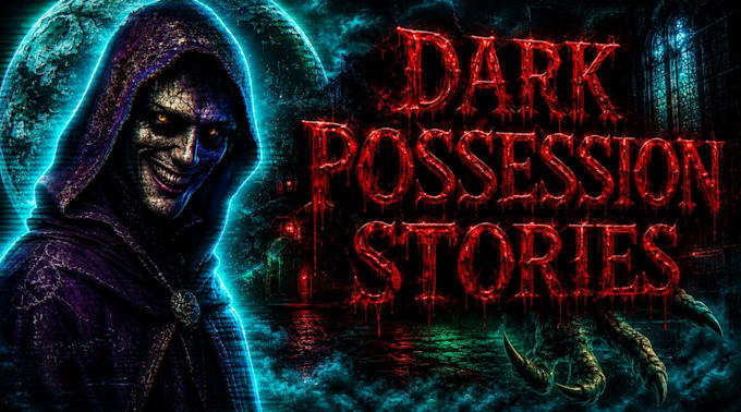 design scary horror youtube thumbnails that stop the scroll