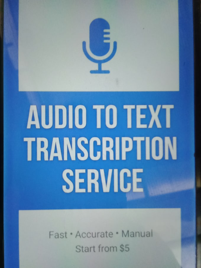 transcribe audio to text fast