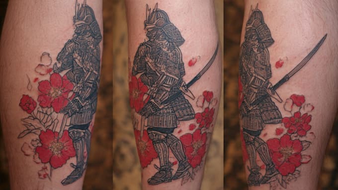 make a traditional japanese irezumi tattoo