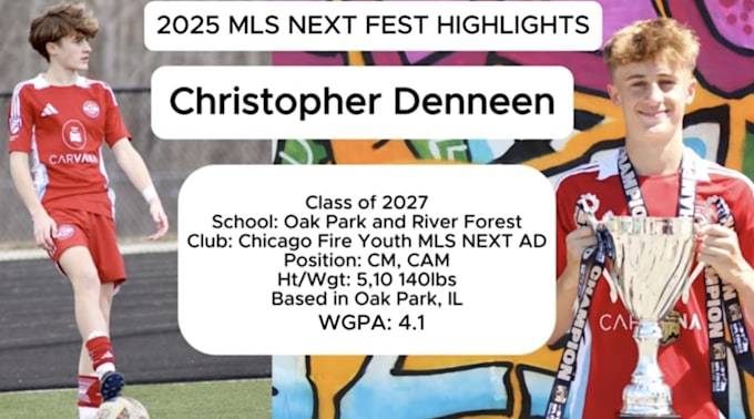 create a professional soccer recruiting highlight video