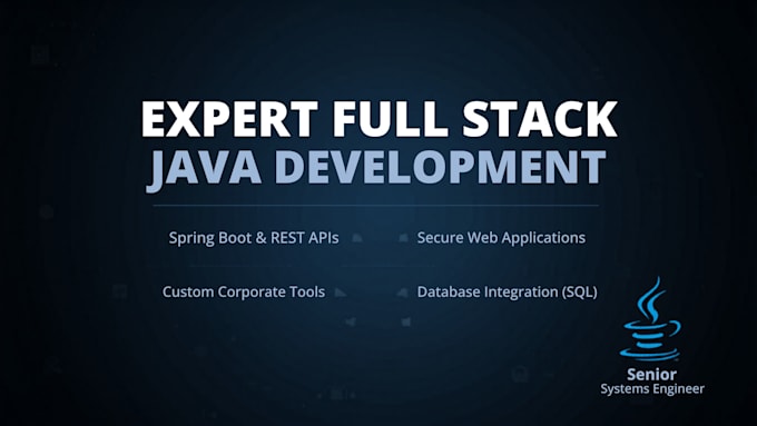 develop secure full stack java web applications and internal tools