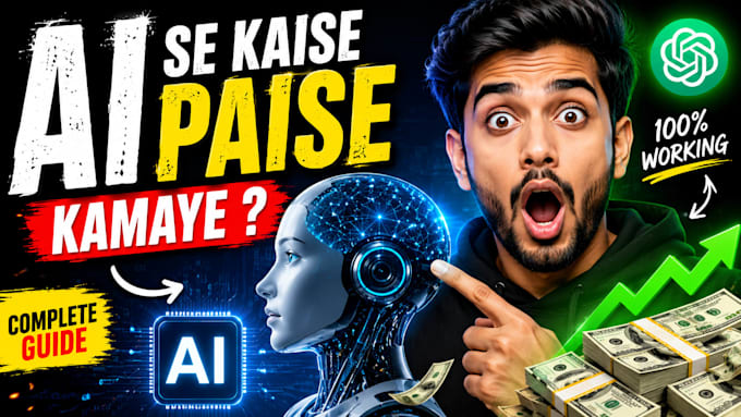 design professional youtube thumbnails with high CTR