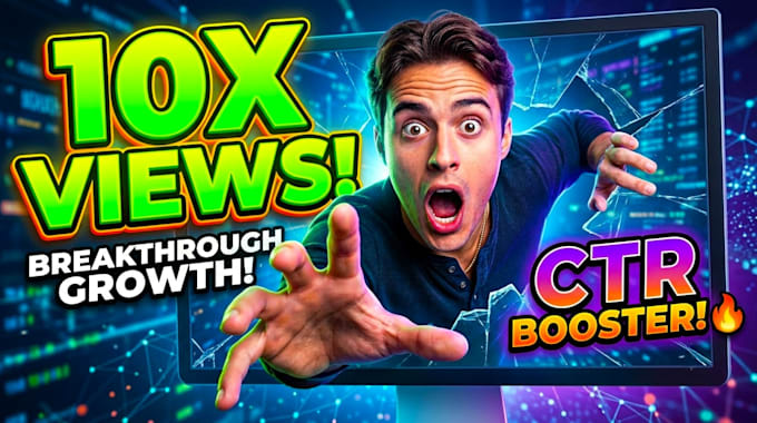 design catchy youtube thumbnails that increase views