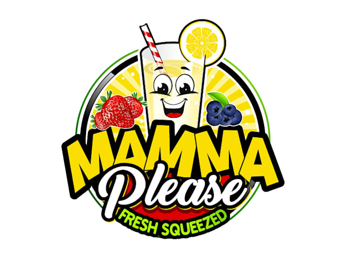 design a modern juice and beverage logo