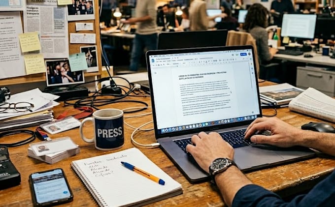 write your professional news article or press release