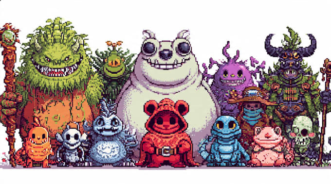 do pixel art for you