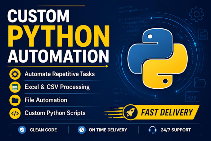 create custom python automation scripts for repetitive tasks