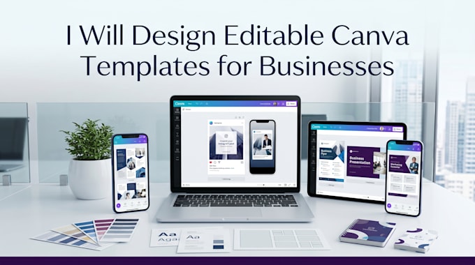 design editable canva templates for businesses