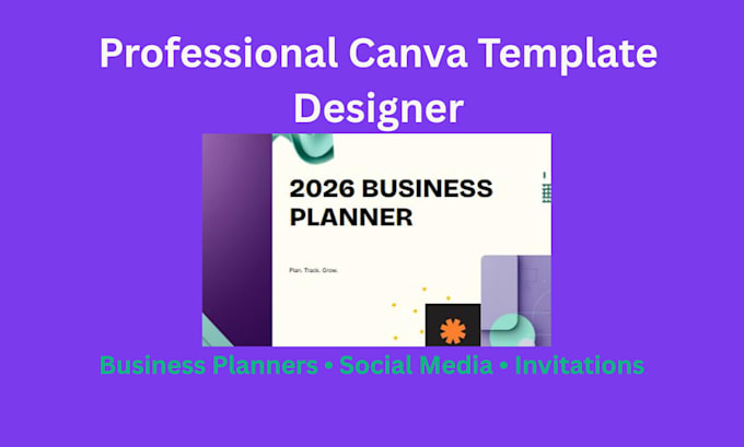 design a professional canva template for your business