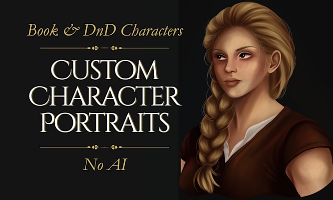 create a character portrait for your novel or dnd campaign