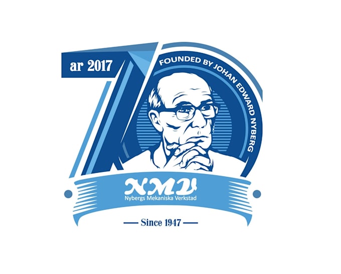 create a custom anniversary logo for business celebrations