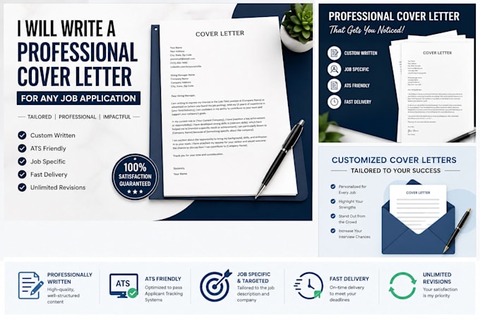 write a professional cover letter for any job application