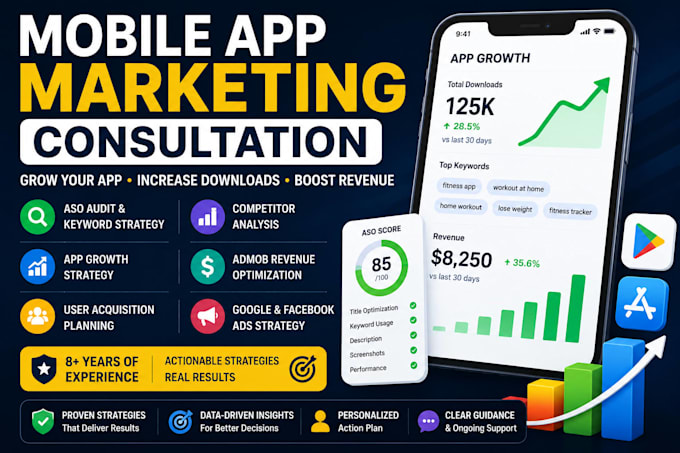 provide mobile app marketing consultation